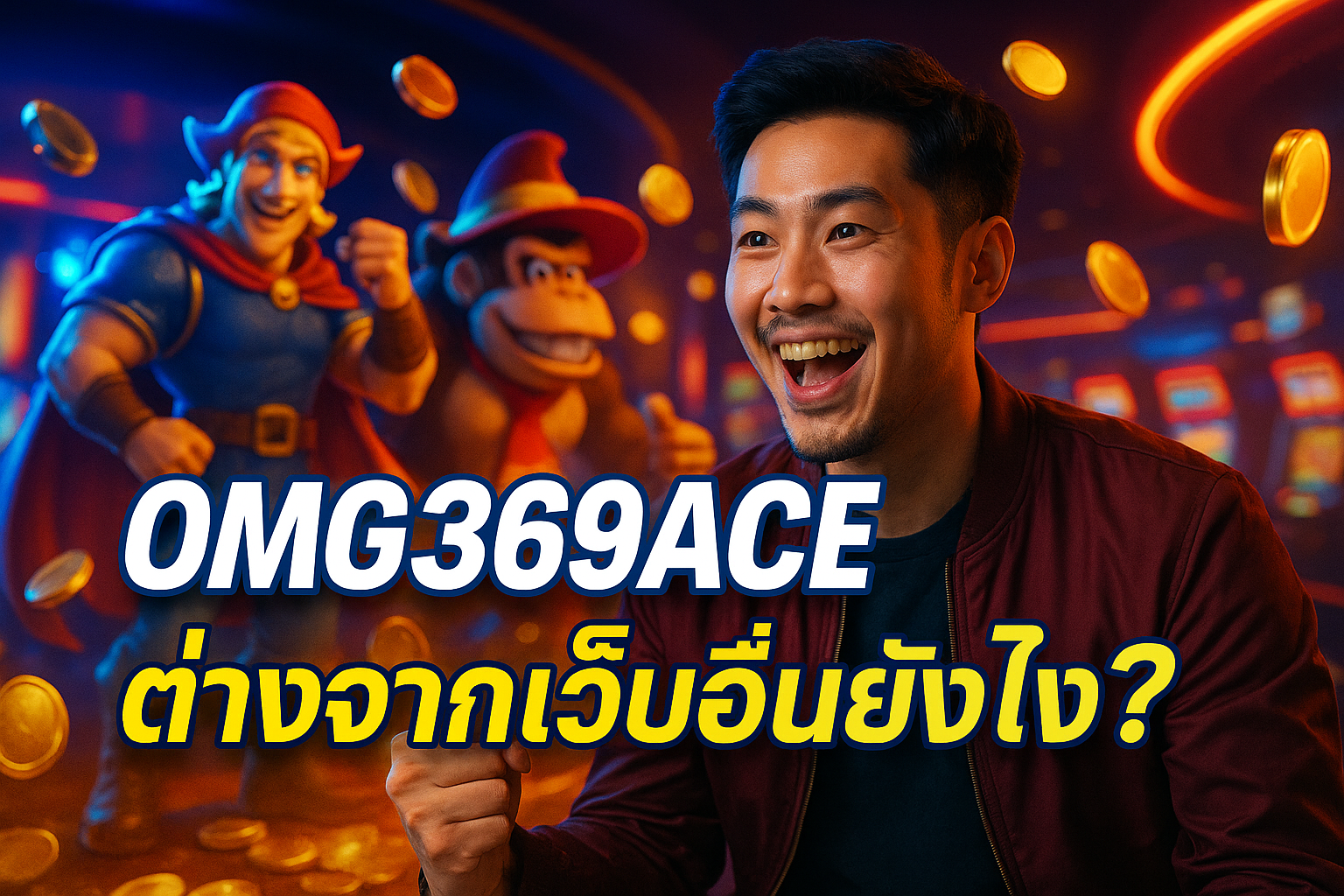 OMG369ACE ต่างจากเว็บอื่นยังไง?