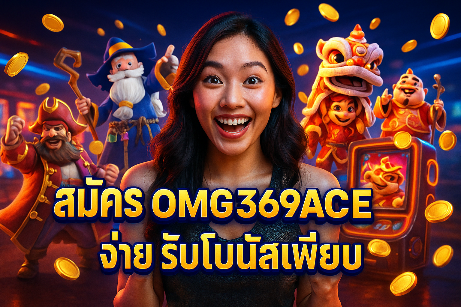 สมัคร OMG369ACE ง่าย รับโบนัสเพียบ