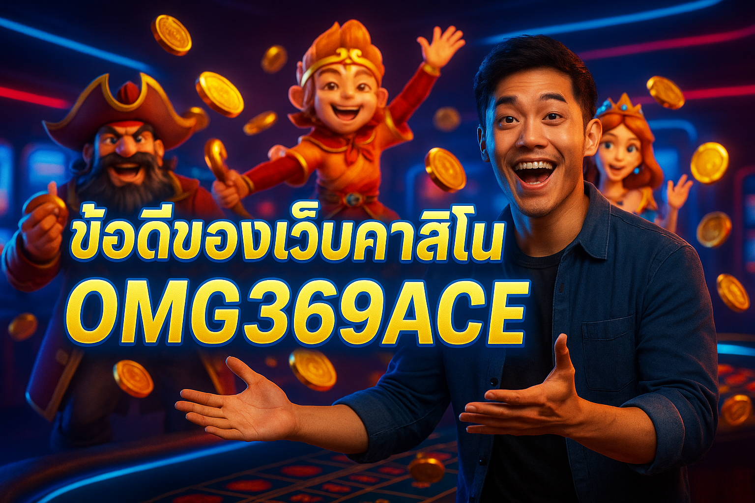 ข้อดีของเว็บคาสิโน OMG369ACE