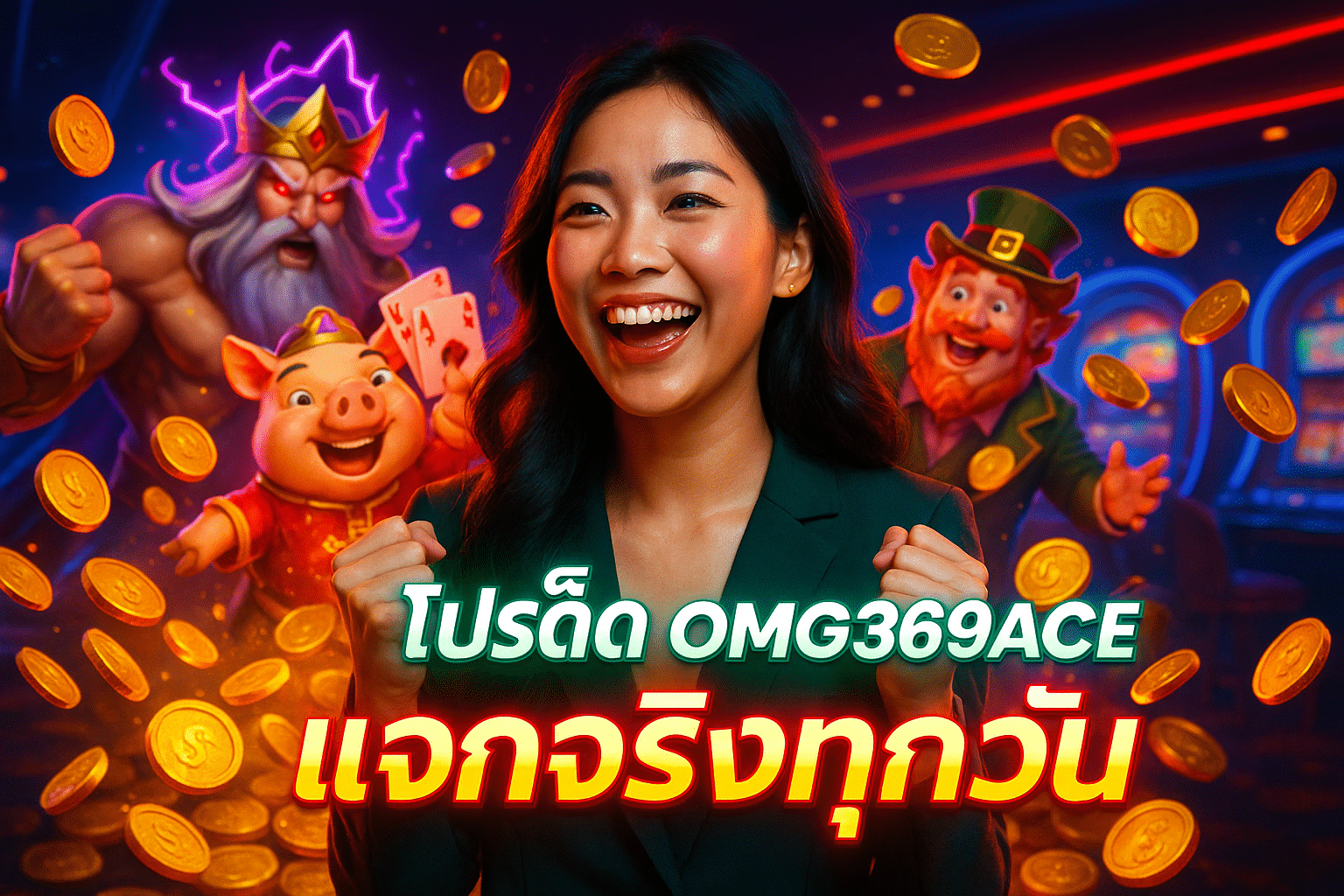 โปรเด็ด OMG369ACE แจกจริงทุกวัน